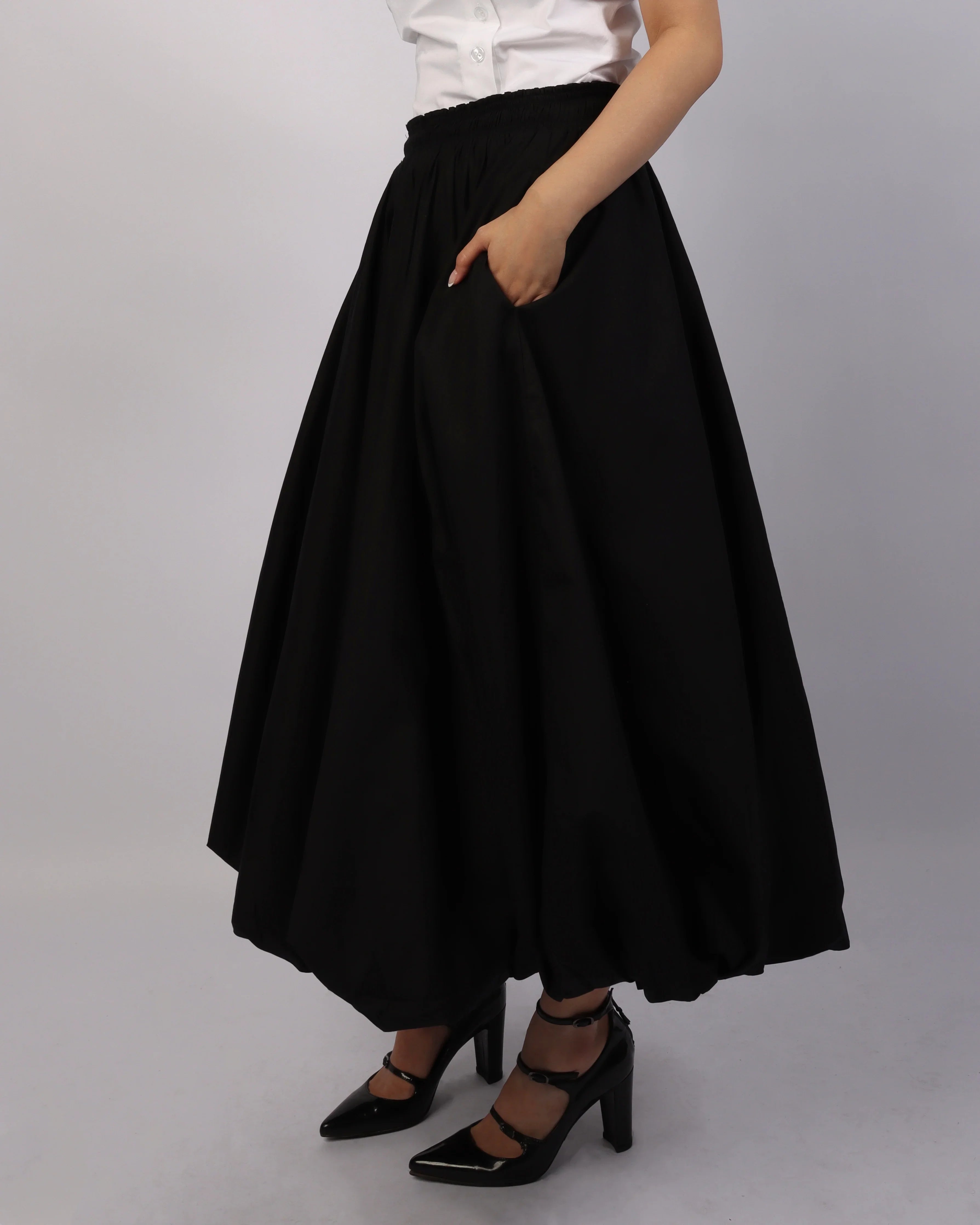 RAFFLES PRIVATO | MAL Midi Balloon Skirt