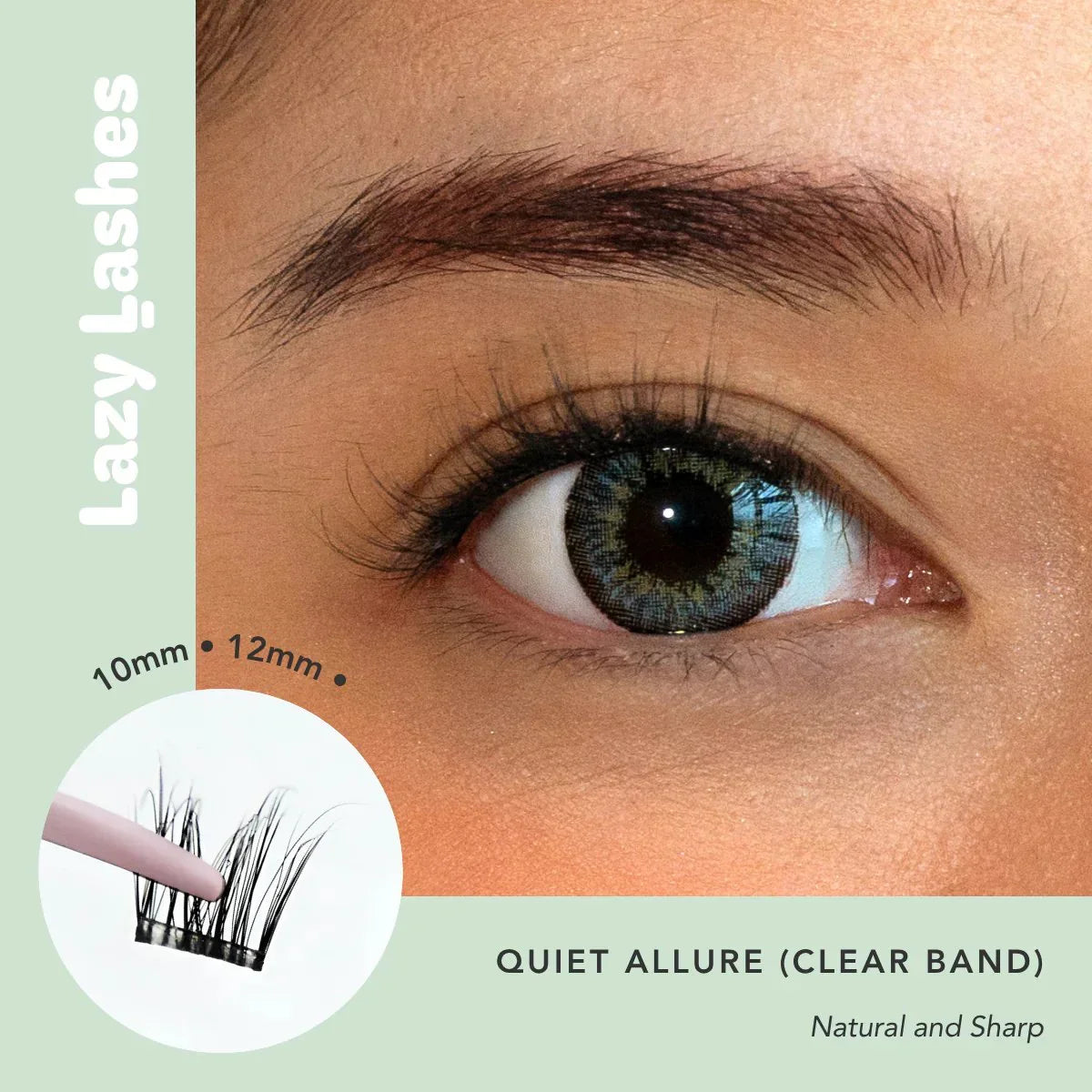 NODSPARK | Clear Band Everyday Quiet Allure Lazy Lashes