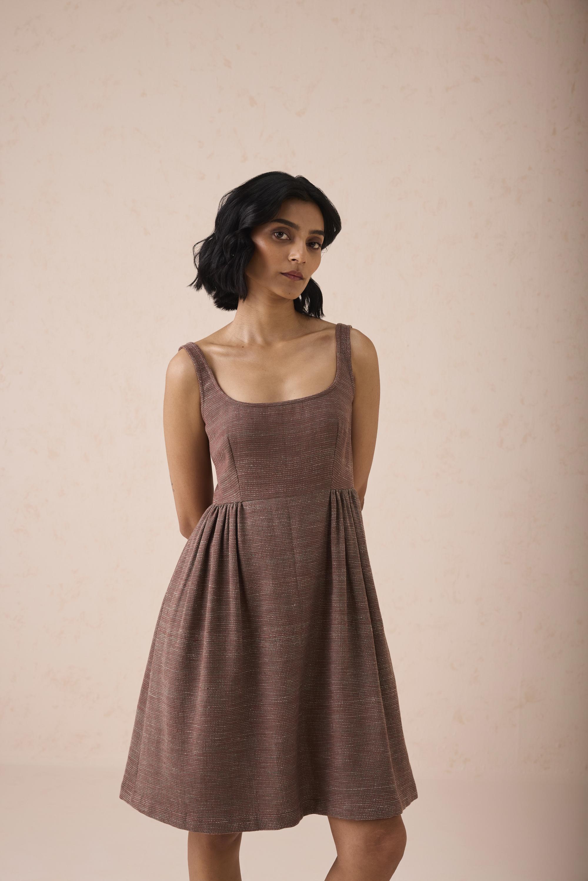 SUI | Hazel Sun Handspun Handwoven Organic Cotton Mini Dress
