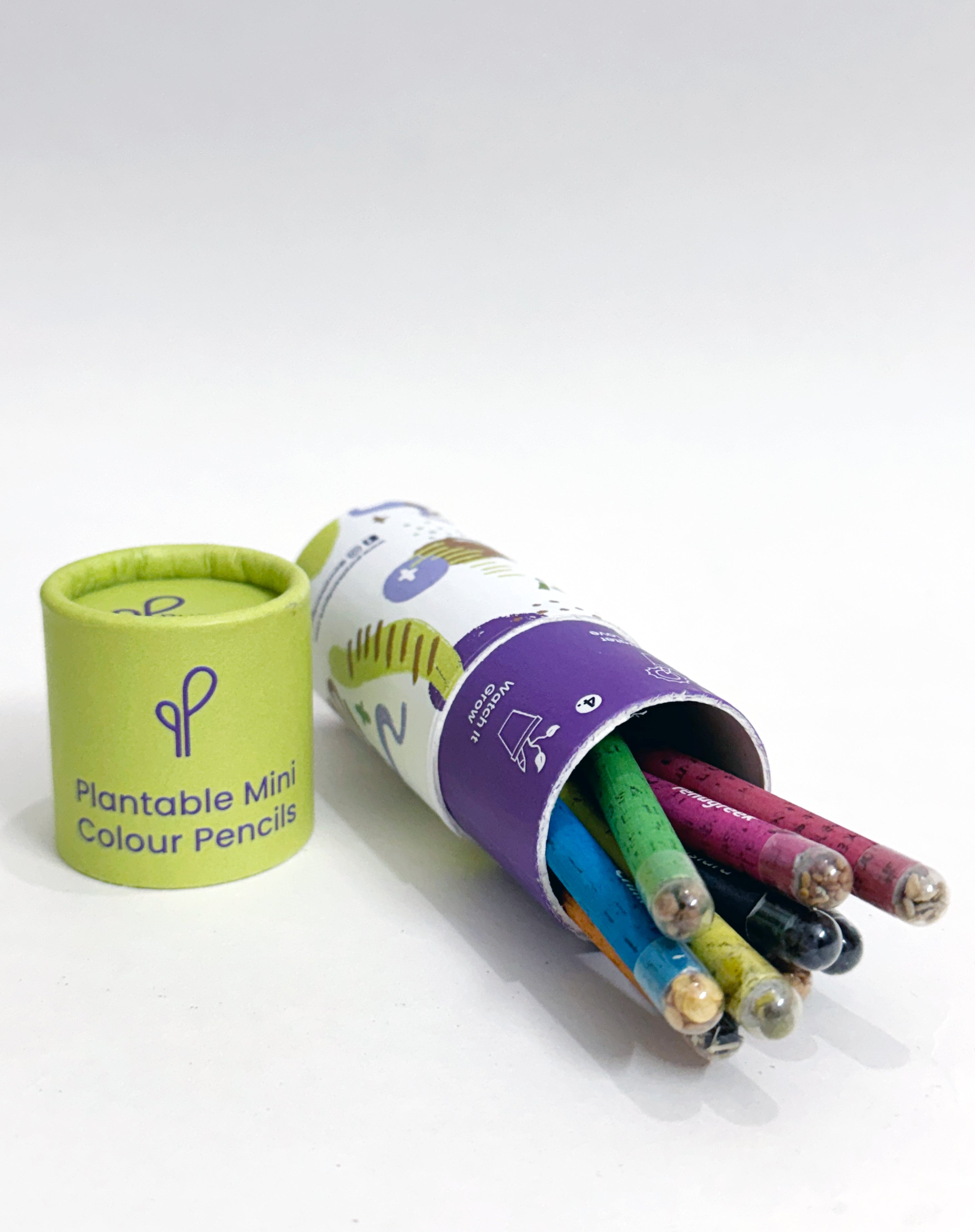 PURPLE AND PURE | Plantable Seed Coloured Pencils (Set of 10)