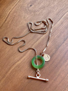 MARILYN TAN JEWELLERY | Nephrite Green Jade Toggle Pendant Necklace