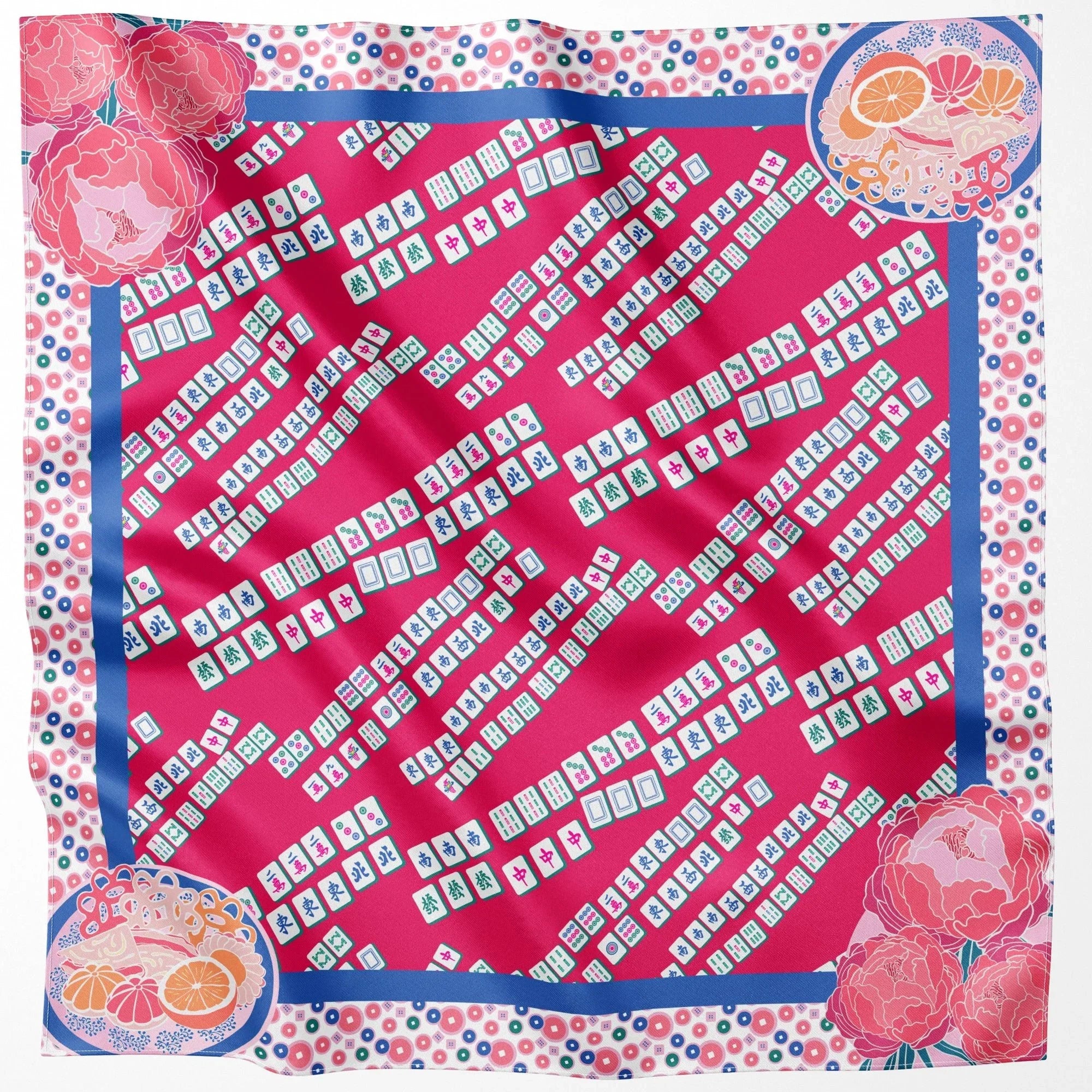 BINARY STYLE | Aunty's Winning Hands Premium Silk Scarf