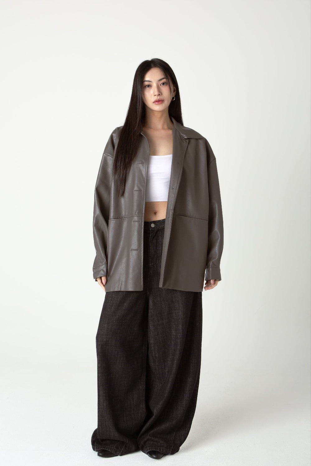 SAERO COLLECTIVE | Gajuk Oversized Jacket | Charcoal Grey