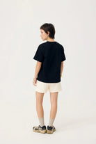 3EIGHTH | Everyday Reversible Tee in Black & Steel Grey