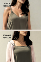 OLIVE BASICS | Hannah Reversible Midi Dress