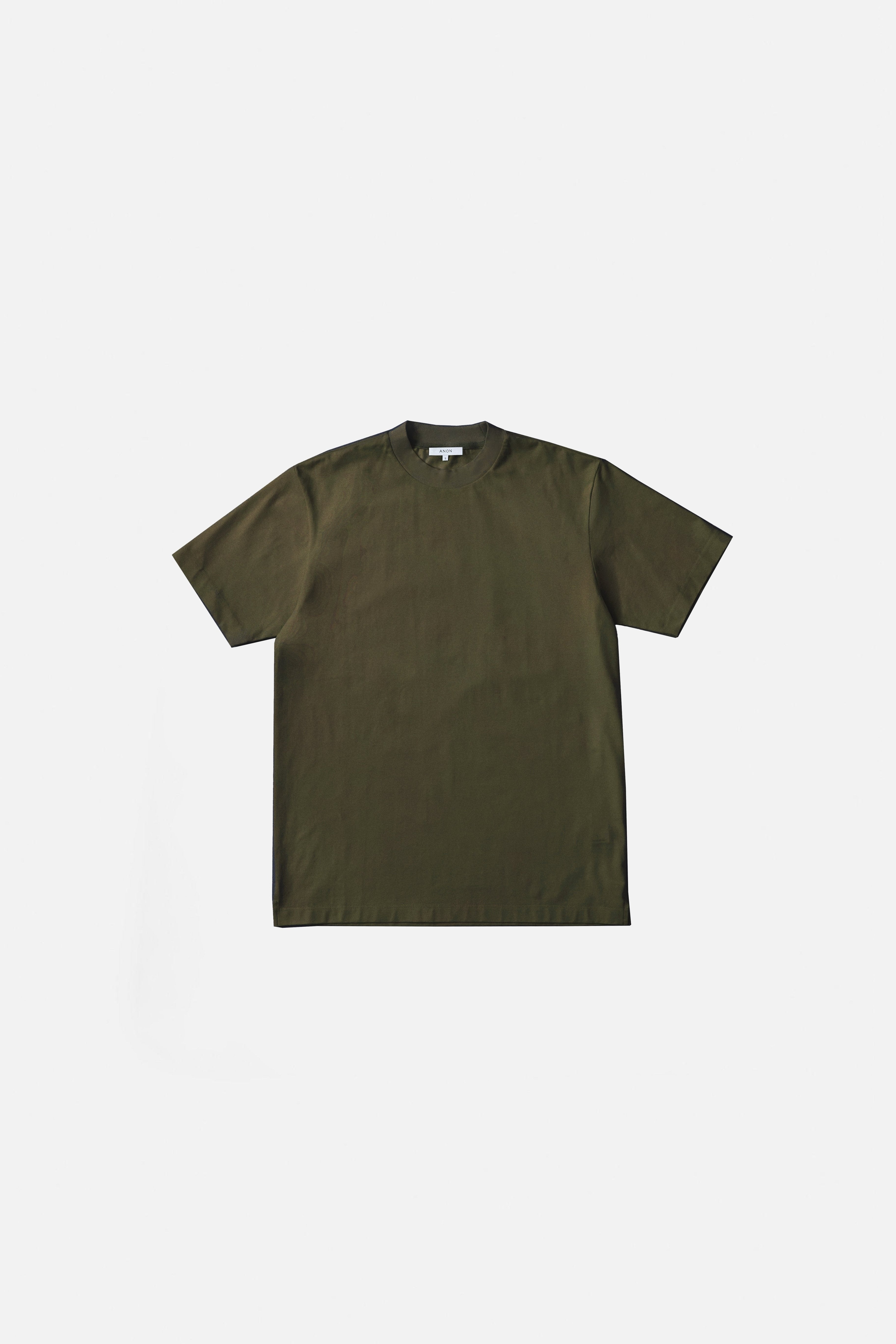 HOUSE OF ANON | Arlo Mock Neck Tee, Jersey