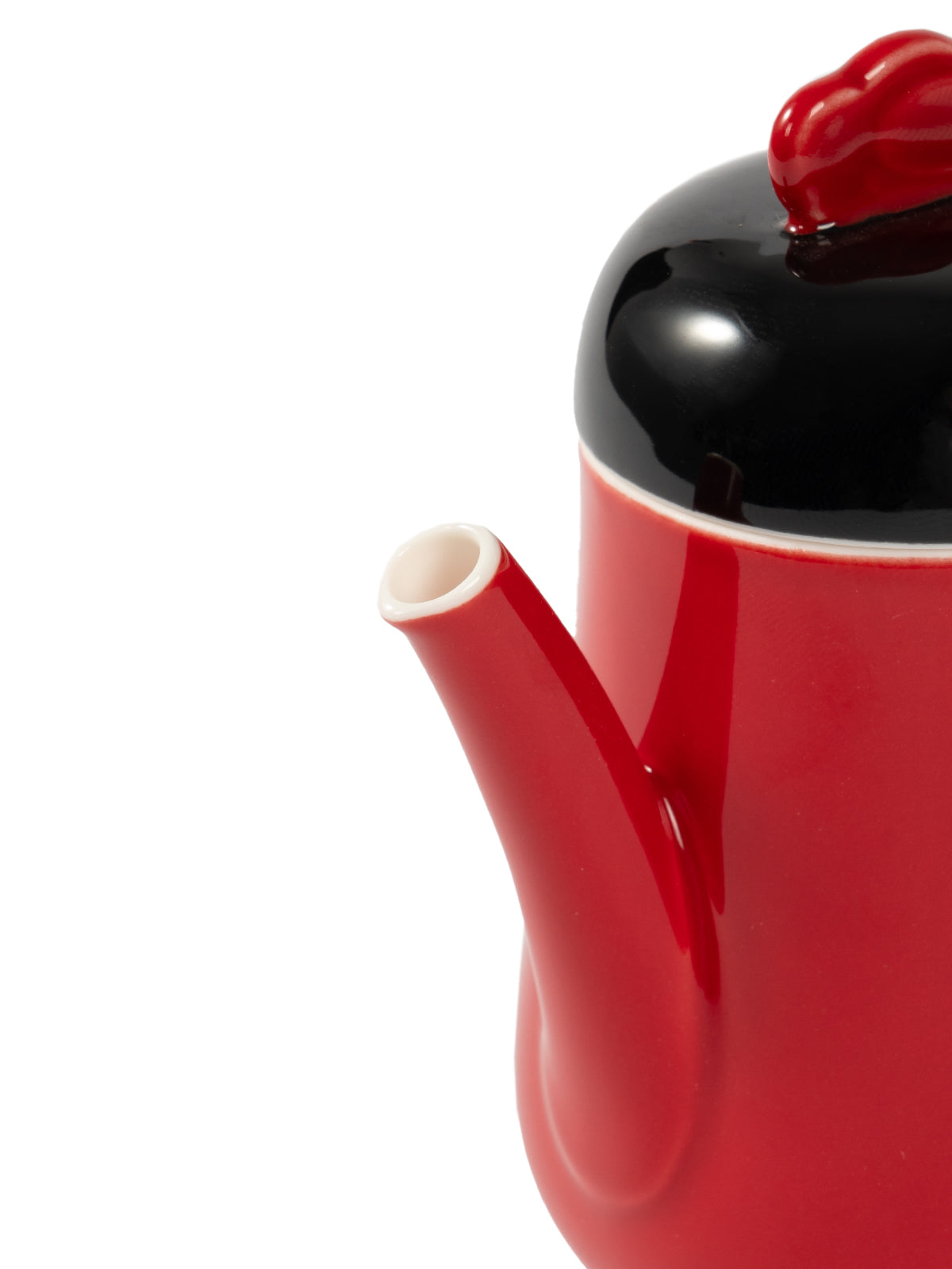 CRAFILAB | Vermilion Red & Auspicious Cloud Teapot