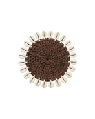 MEJA MAISON DE BALI | The Amour Brown Lentil Cowrie Coaster