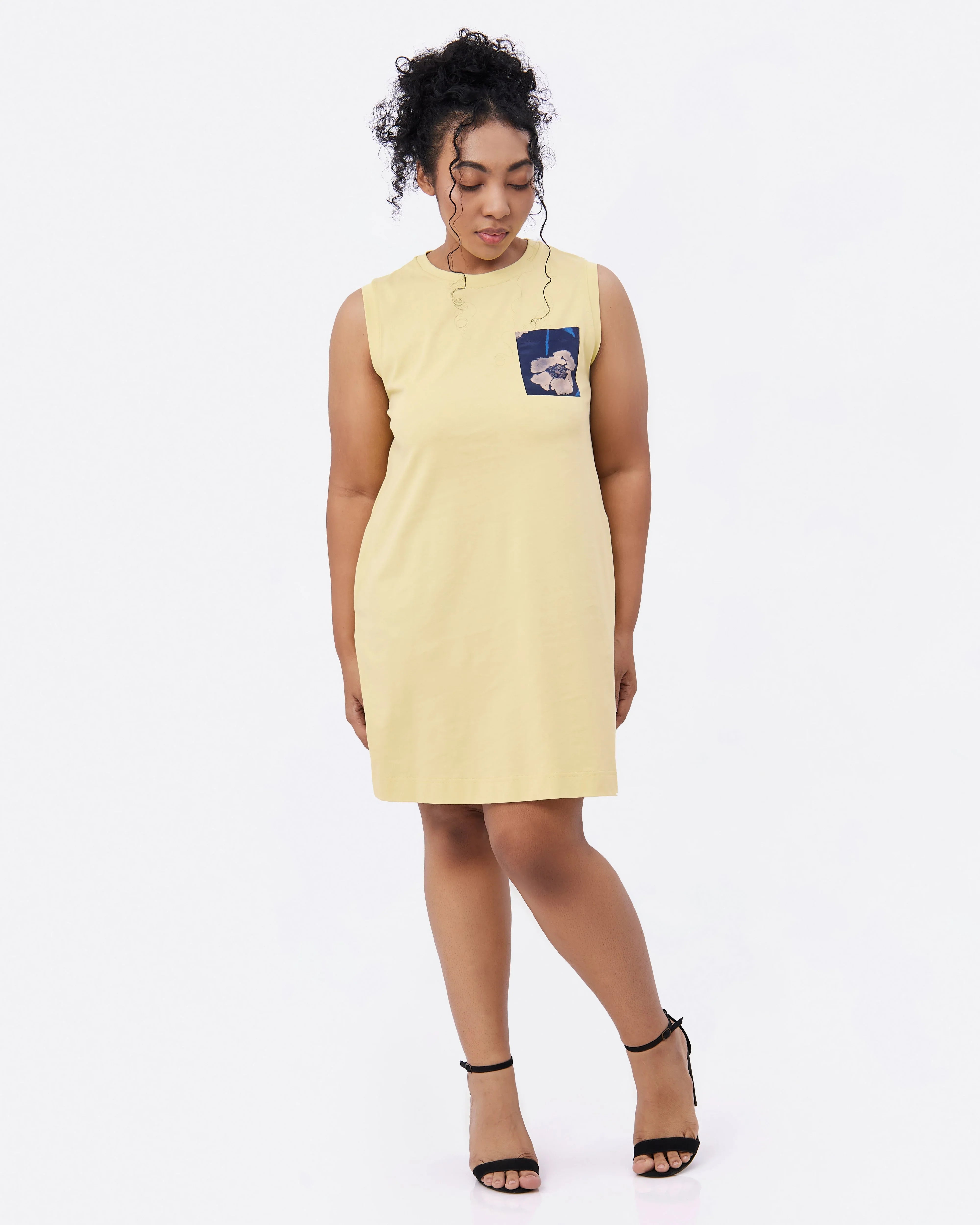 STUDIO QILING | Pear Cotton Jersey Tank Dress