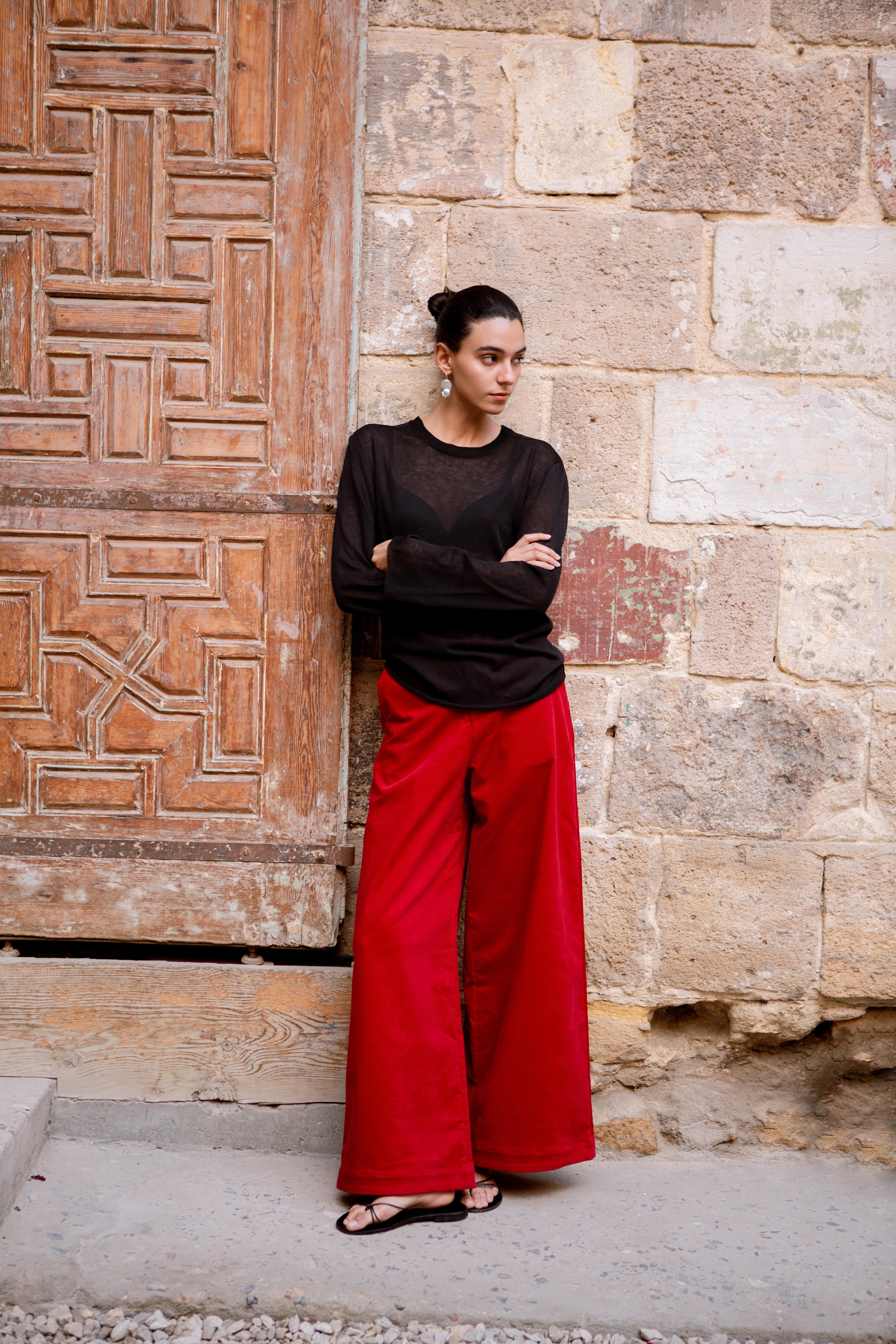 LAYERPLAN | Iska High-Waisted Flared Trouser