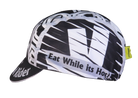 A DESIGN BY TAKACHYA | Cycling Cap - I Am Fast Food Rider (Greyscale)