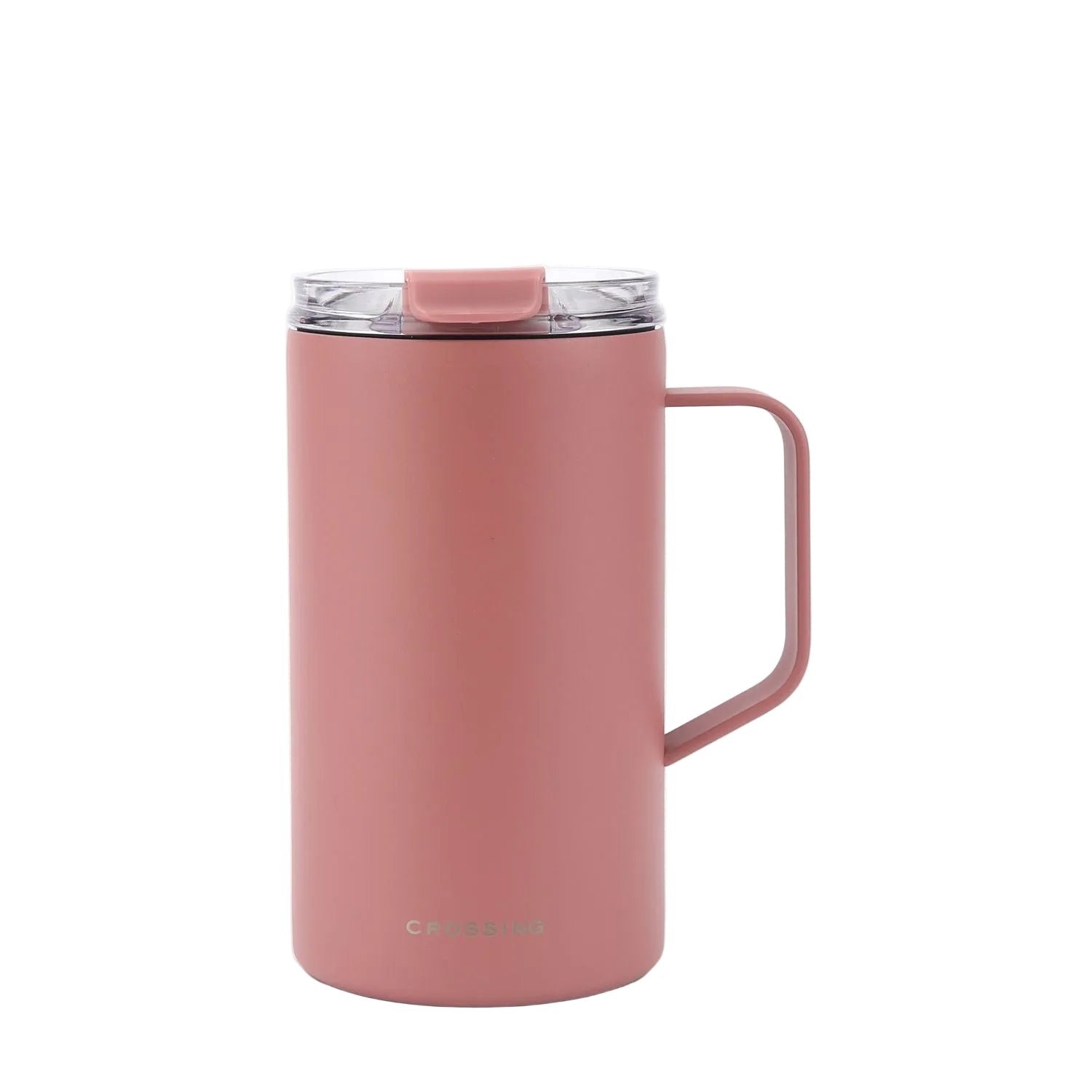 CROSSING | 500ml Neo V2 Insulated S/S Leakproof Lid Ceramic Mug W Handle And Silicone Base