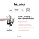 NODSPARK | Clear Band Everyday Sparkle In Your Eyes Lazy Lashes