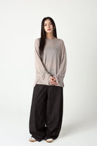 SAERO COLLECTIVE | Myeon Long Sleeve Top | Pink Beige