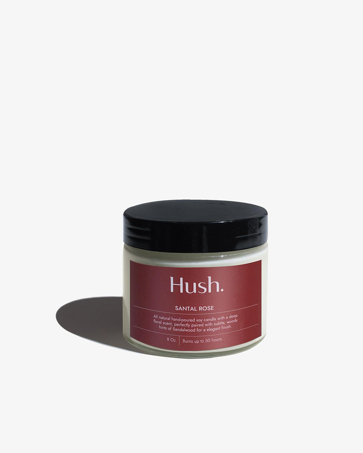 HUSH CANDLE | Santal Rose Candle 8oz