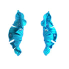 CREATIVE JEWELLERY STUDIO | My Tropical Garden: Artistic Titanium & Moonstones "Tropical Leaf" Earrings 2 | Tyll Atelier
