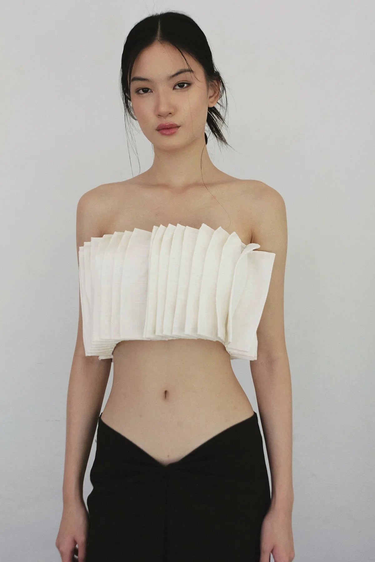 SAYA | Alga - Pinched Pleats Tube Top