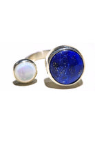 CREATIVE JEWELLERY STUDIO | Lapis Lazuli & Mother of Pearl Bubble Ring by Design of Gems