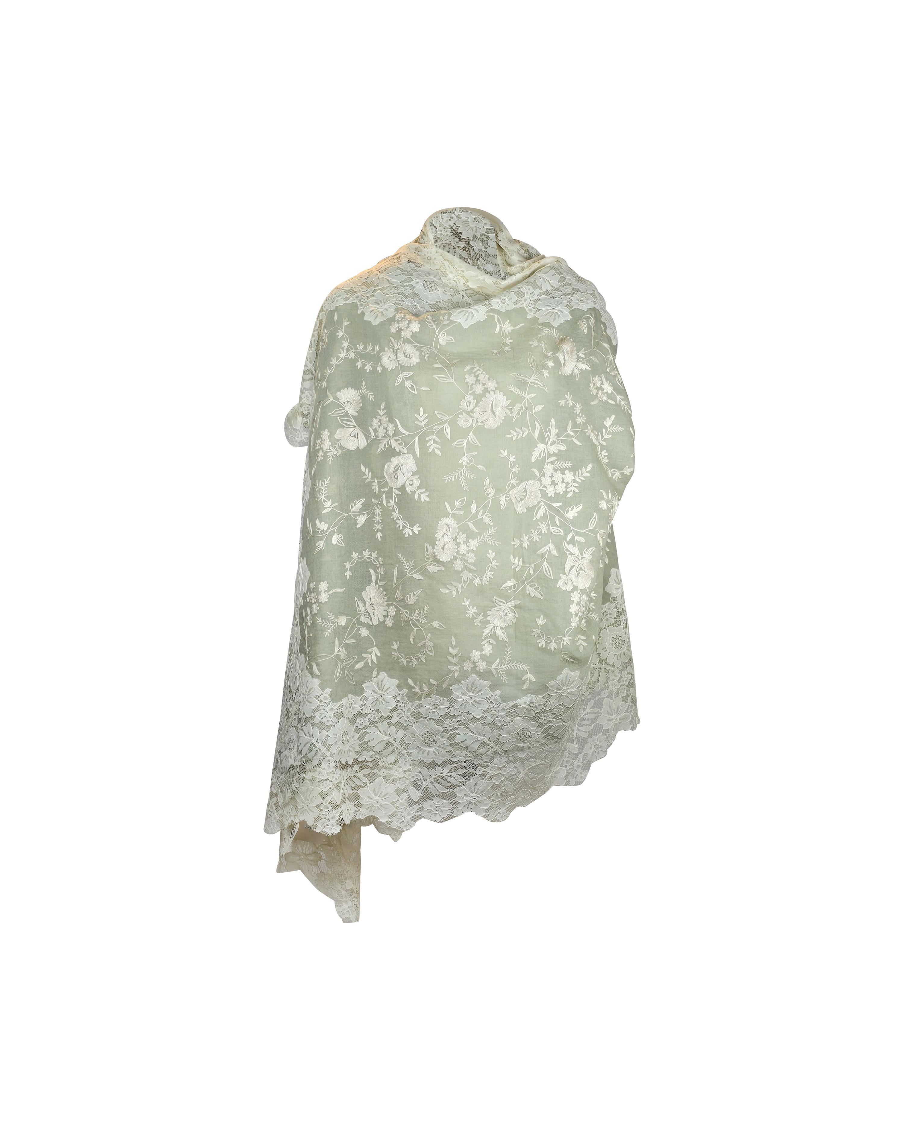 QUEENMARK | AN EMB Air Work Jaali 4 Sided Lace 7a