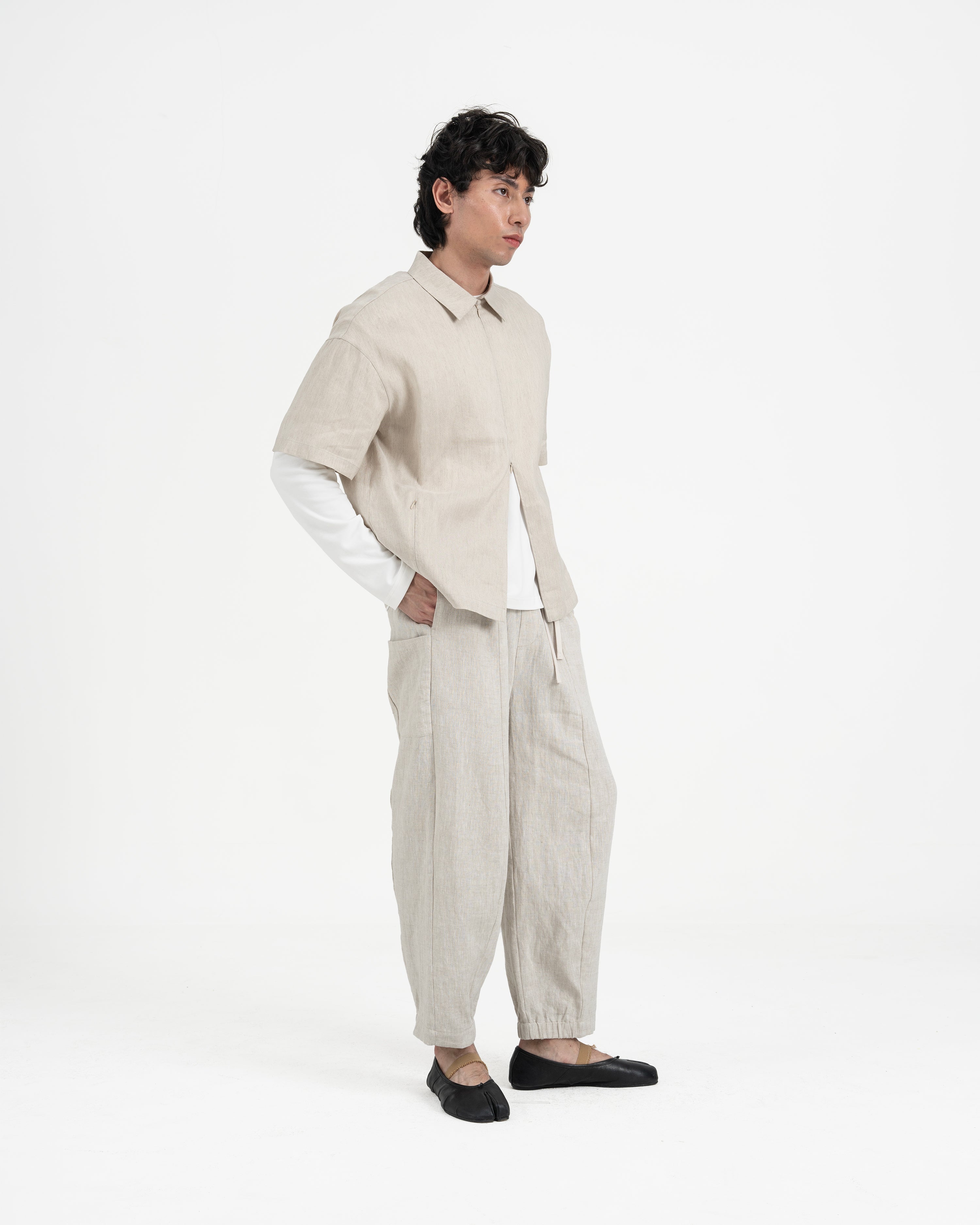 GRAYE | Technical Linen Shirt