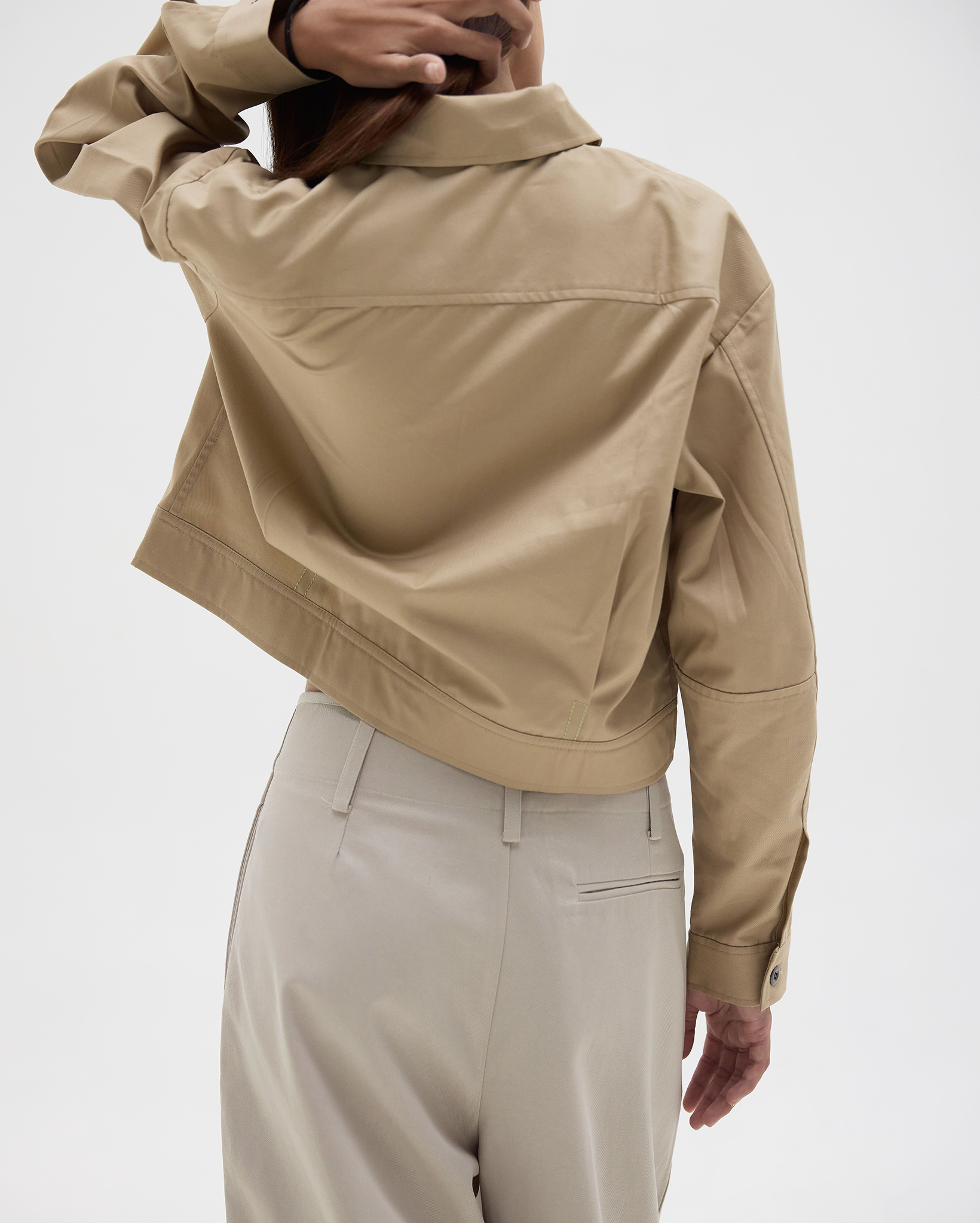 ROCK DAISY | Franchie Japanese Cropped Cotton Jacket Grey