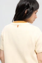 3EIGHTH | Military Henley Tee in Cream