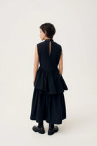 3EIGHTH | UTSURO Crop Shirt in Toner Black