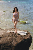 HÁI THE LABEL | Stacey x HAI | Monte Carlo Ruched Skirt Bottom | Mist Purple