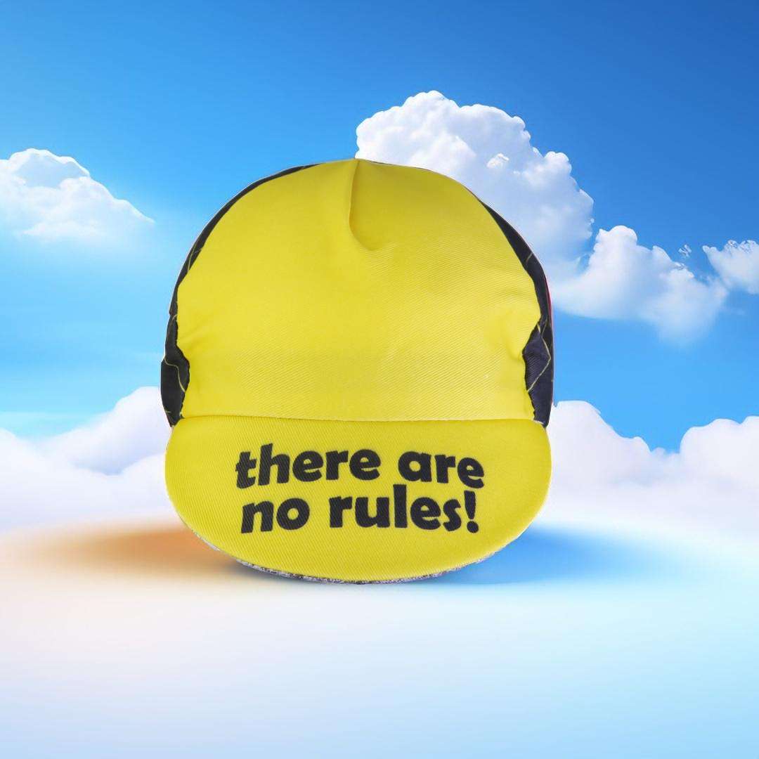 A DESIGN BY TAKACHYA | Cycling Cap - Googly Eyes Checkered Yellow