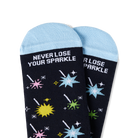TALKING TOES | Glowing Sparklers Crew Sock