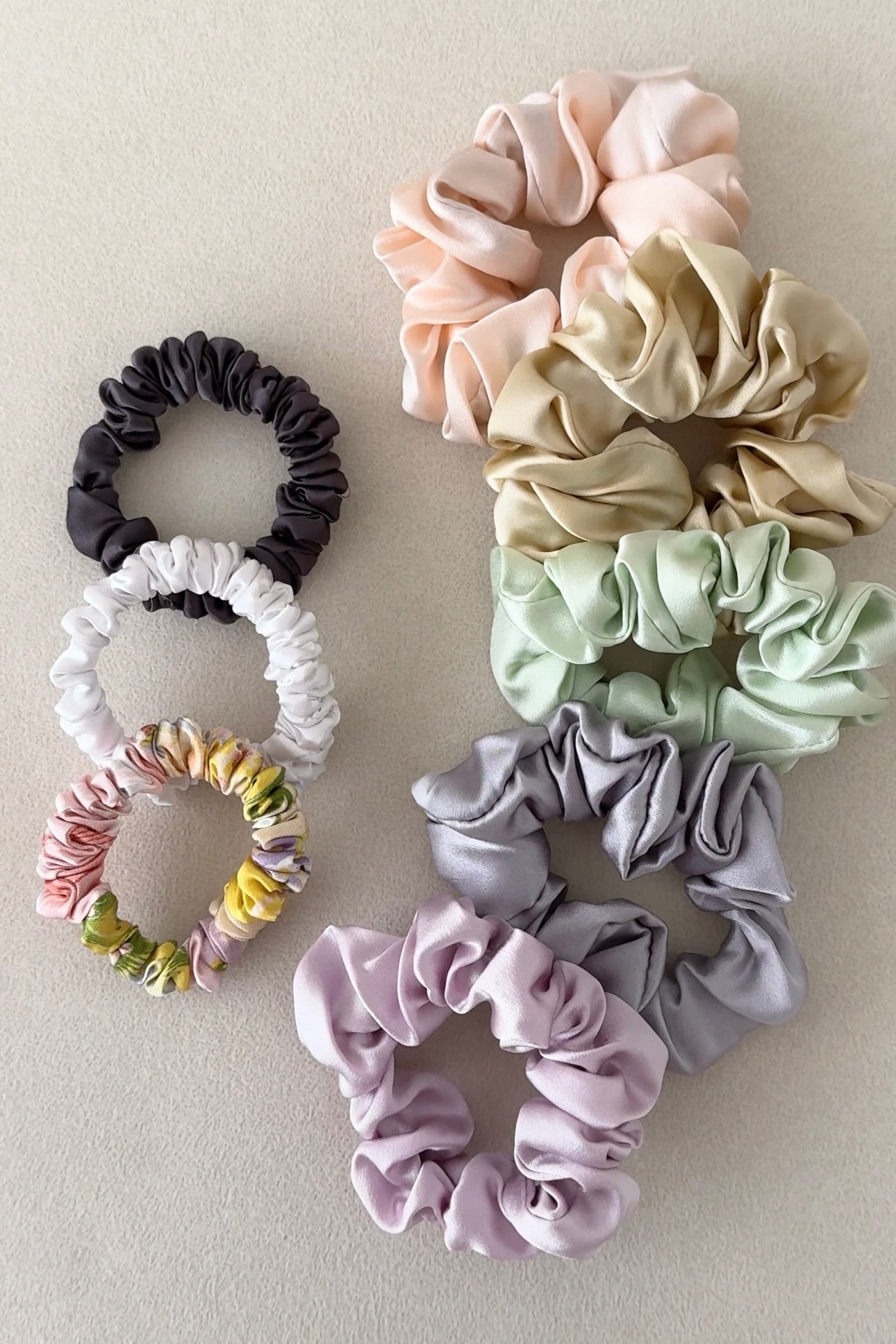 BELLS & BIRDS | Mulberry Silk Scrunchies (Set of 3)