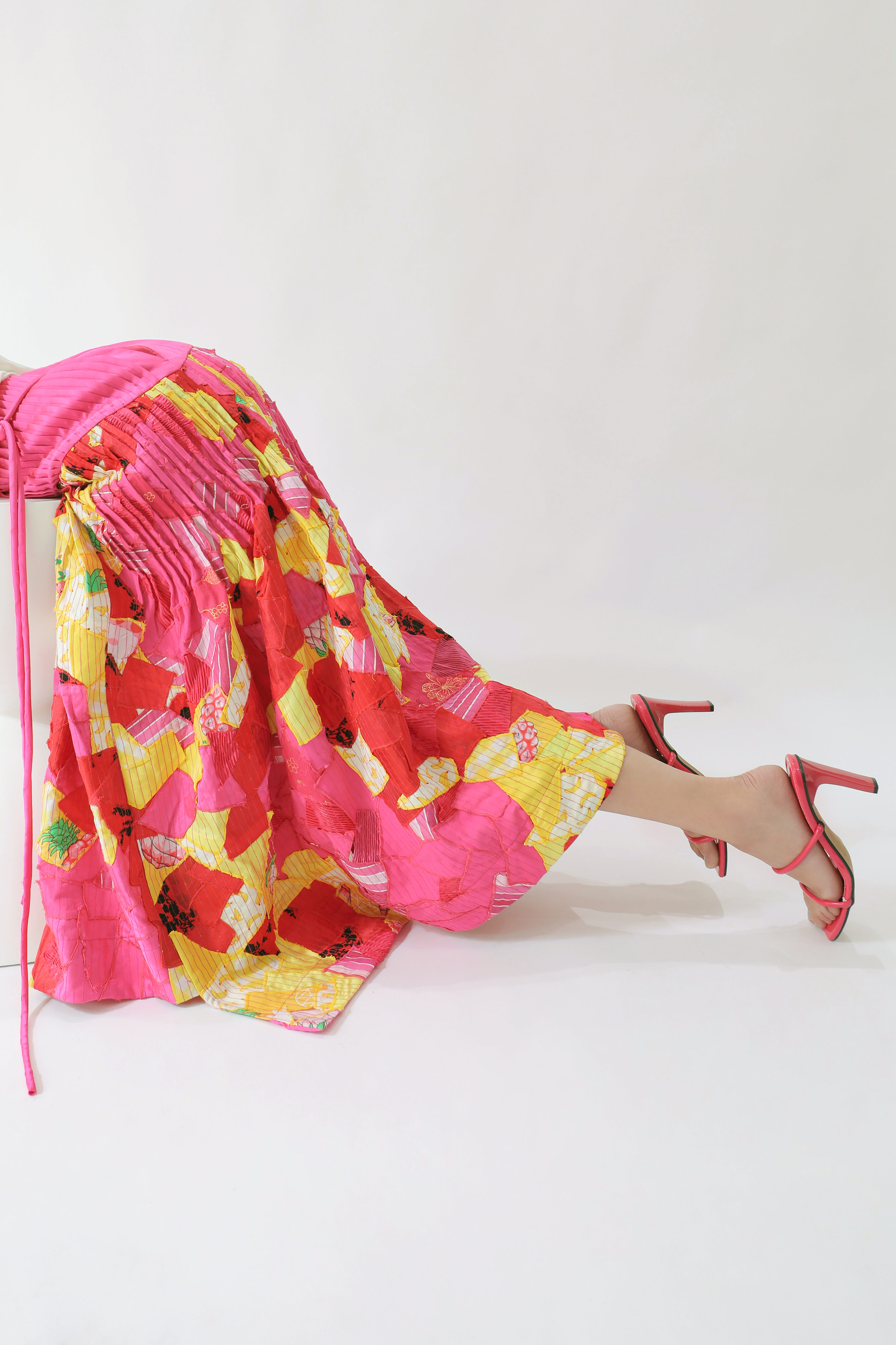 KHAAR | March Flower Midi Skirt