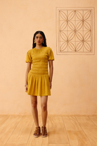 SUI | Golden Glow Kala Cotton Dress