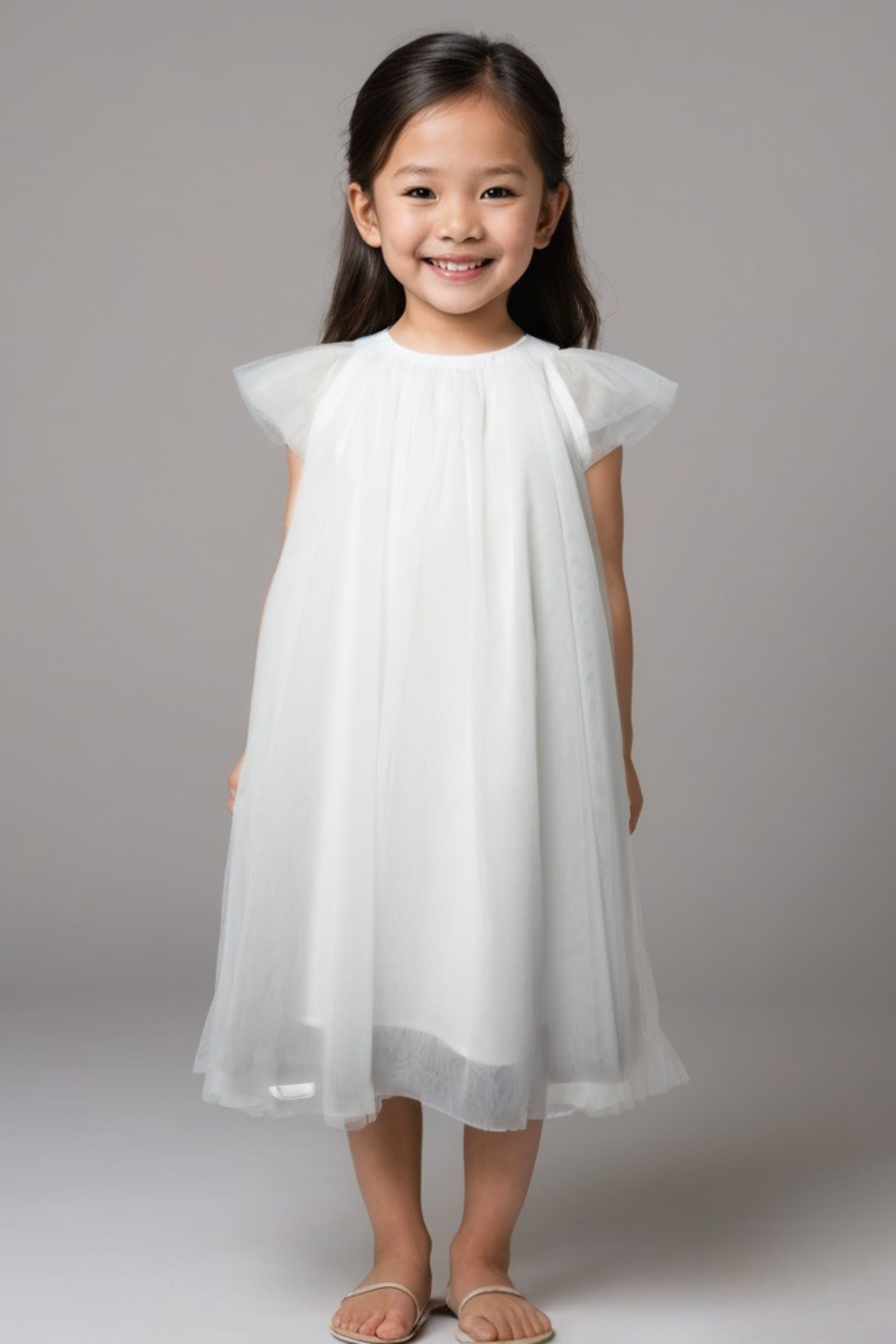 MAISON Q | Fairy Tulle Dress (White)