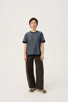 3EIGHTH | Everyday Reversible Tee in Black & Steel Grey