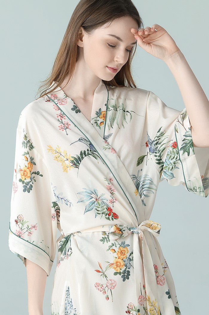 BELLS & BIRDS | Paradiso Floral Robe
