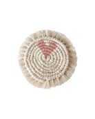 MEJA MAISON DE BALI | The Amour Macrame Coaster by Meja - Rose Tan
