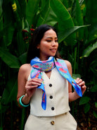 BINARY STYLE | Peranakan Bricollage Premium Silk Scarf