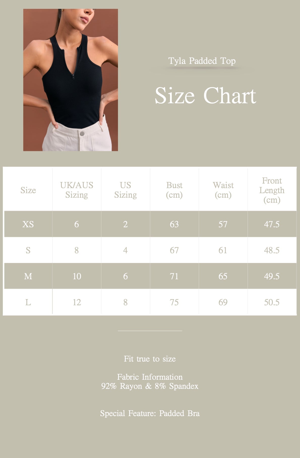 EMVY | Tyla Padded Top - Black