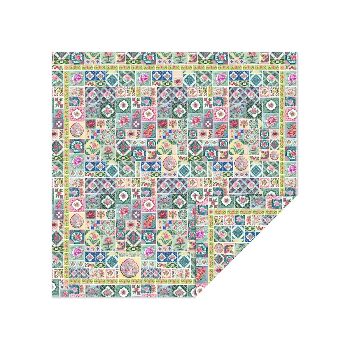 SINGLAPA | Peranakan Tiles Scarf DS