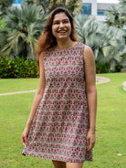 NIMBU | Oxford Women's A Line Dress with Pockets