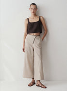 LAYERPLAN | Evara Linen Wrap Trousers