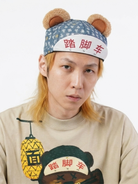 EXTRA NOODLE | EXTRA NOODLES x TAKACHYA Monogram Cycling Cap Bear Ears (Pre-Order)