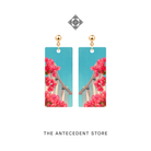 THE ANTECEDENT STORE | Singapore in Bloom Earrings | Bougainvillea