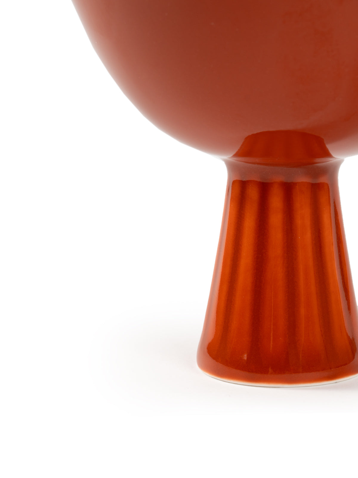 CRAFILAB | Brick Red & Turquoise Tall Flowing Cup