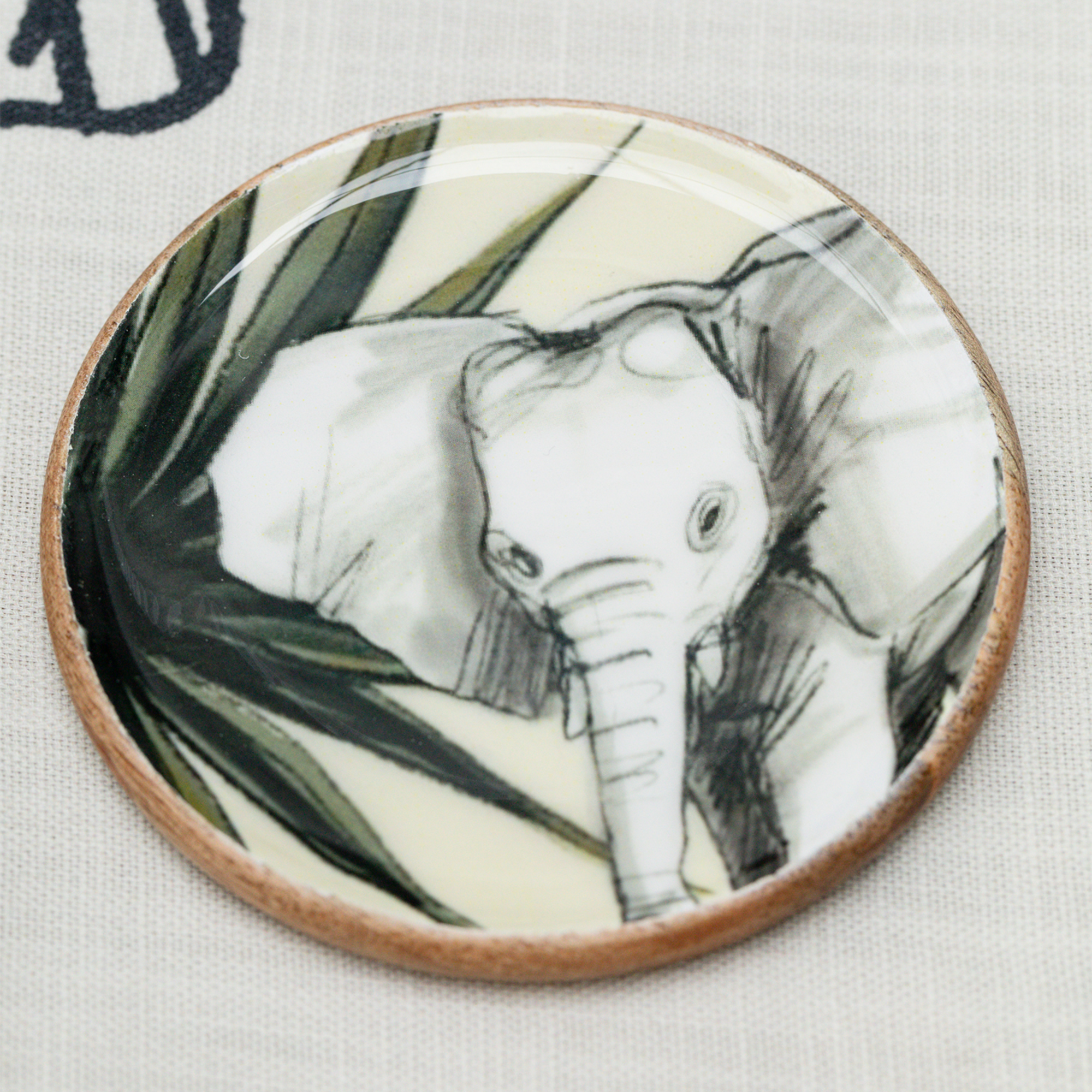 MEJA | The Les Habitants de la Brousse Coaster - Elephant