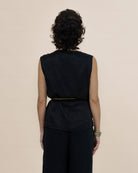SUKKHA CITTA | ANGKASA - Drapped Ribbon Top