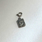 THE ANTECEDENT STORE | P - Rectangular Dragon Pendent In Silver