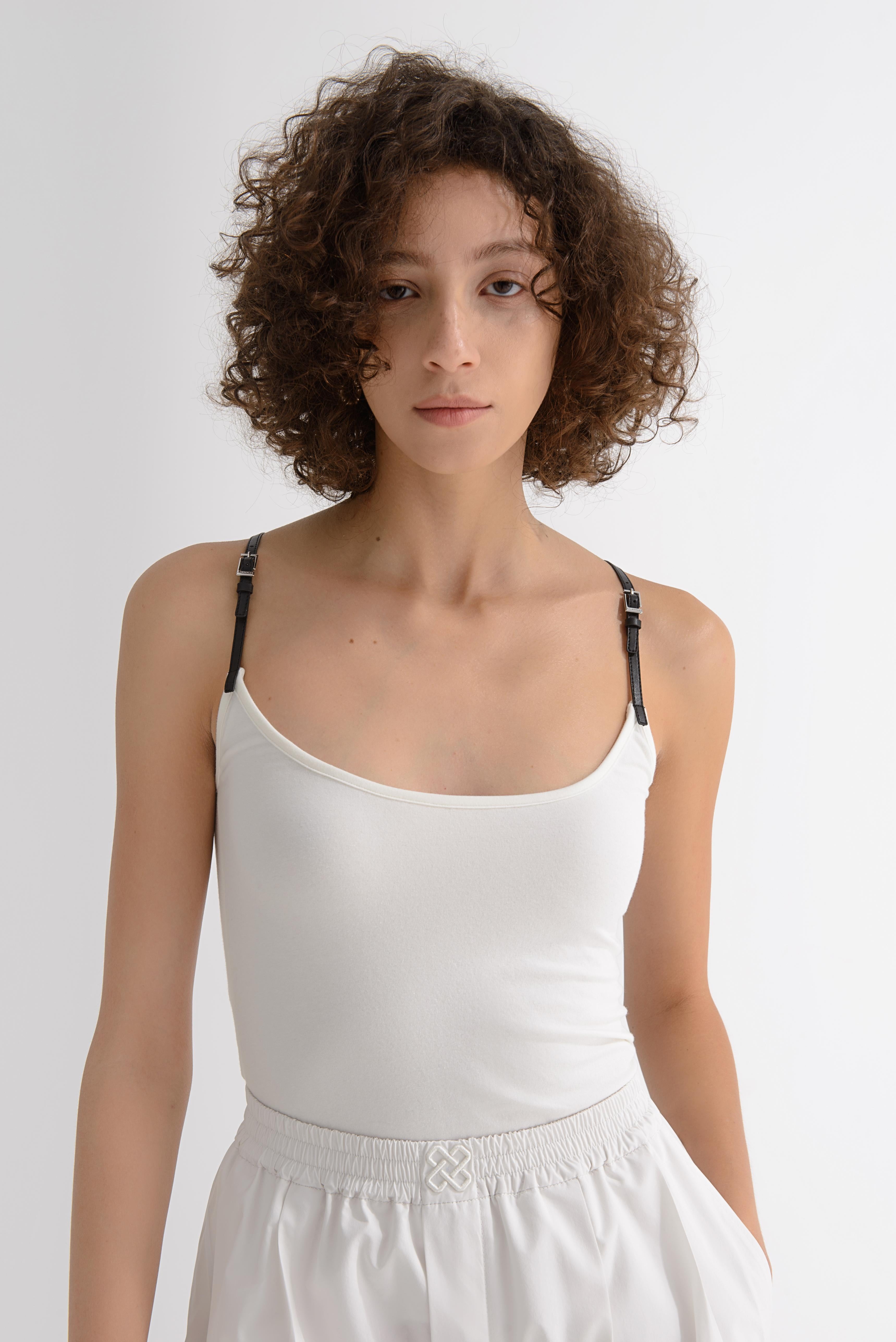 LAYERPLAN | Cotton Stretch Vela Buckle Camisole