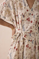 SUI | Forest Bloom Handwoven Kala Cotton Maxi Dress